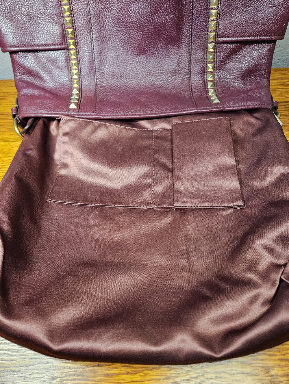 Coach Park Leather Pyramid Stud Hobo - Picture 13 of 13